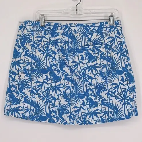 Tori Richard Jungle Patricia Skirt Blue & White Women’s Size 10 New with tags!