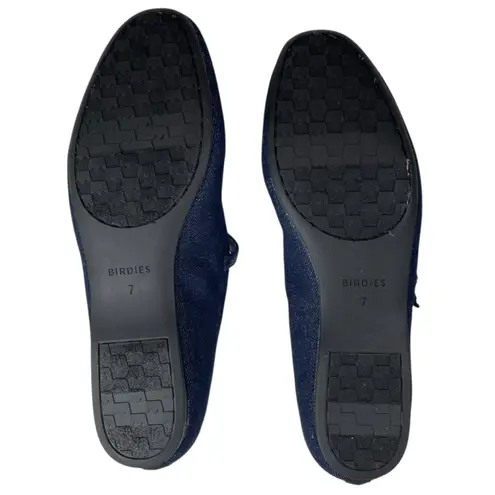 Birdies The Hummingbird Mary Jane in Dark Denim Women’s Size 7 Like New Blue