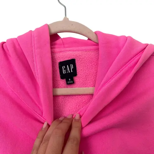 Gap  VintageSoft Hooded Sweatshirt Hot Pink Small