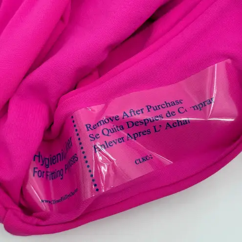 Robin Piccone Ava Bikini Bottom Size Small NEW High Waist Solid Pink Swim NWOT