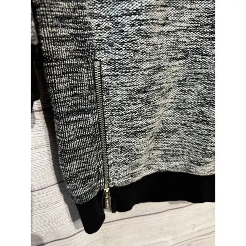 Superdry Dress Womens Medium Black Gray Cut & Sew Sweatshirt Dress Streetwear