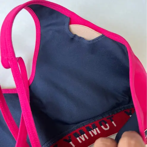 Tommy Hilfiger Nwt  sport magenta strappy cross back  sport bra size small