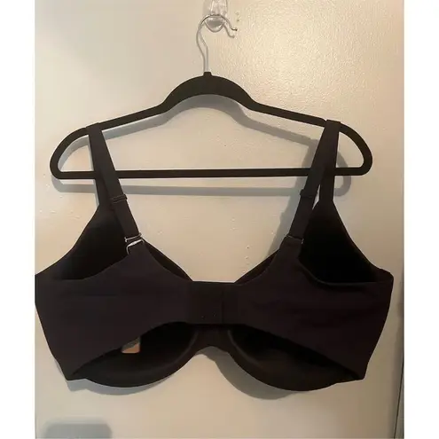 SKIMS Underwire T-Shirt Bra Dark Gray 42DDDD Full-Support Adjustable Straps NWT