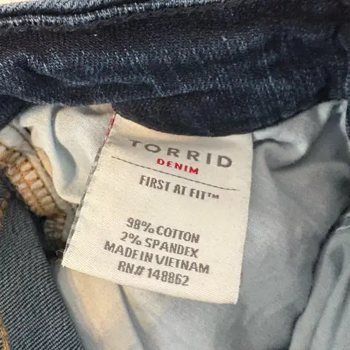 Torrid  Darkwash Denim Shorts‎ Size 14