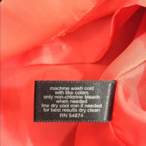 The Limited  Orange Black Lace Skirt 2