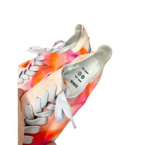 Schutz Sneakers Size 6B Multicolor Ofelia Leather Shoes