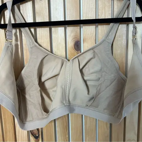 Soma Wireless Unlined Full Coverage Bra in Warm Amber Size 42DD