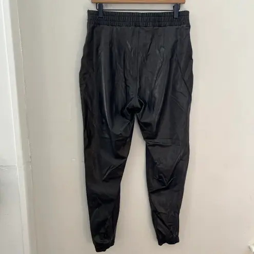 Spanx - Faux Leather Jogger Pants Black