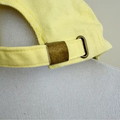 NASA Dad Hat Mens Womens Pastel Yellow Adjustable Fun Space Science Novelty Gift