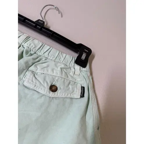 Chubbies Baggy Green Chino Shorts Womens Sz M Elastic Waist