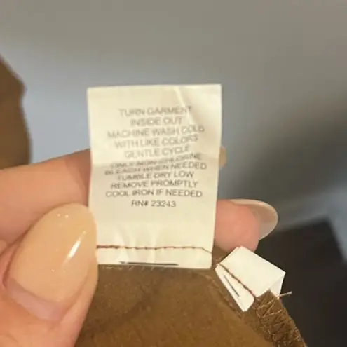 Happy X Nature Kate Hudson Wide Leg Jumpsuit Mustard Yellow Tie Open Back sz. 12 Brown