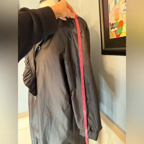 True Vintage 1980s Marmika by Fitz Black Lightweight Car Coat Driving Coat Sz 12