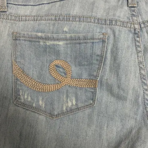 Seven7 Bootcut distressed Jeans