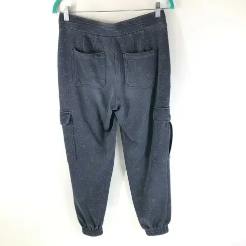 Democracy Womens Jogger Pants Cargo Ab Technology Pull On Elastic Waist Blue S