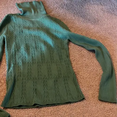 Caslon  small green turtleneck