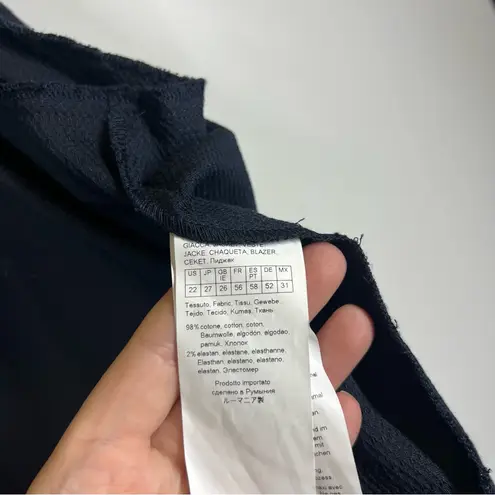 Marina Rinaldi Persona Navy Blue Blazer Jacket Size US 22