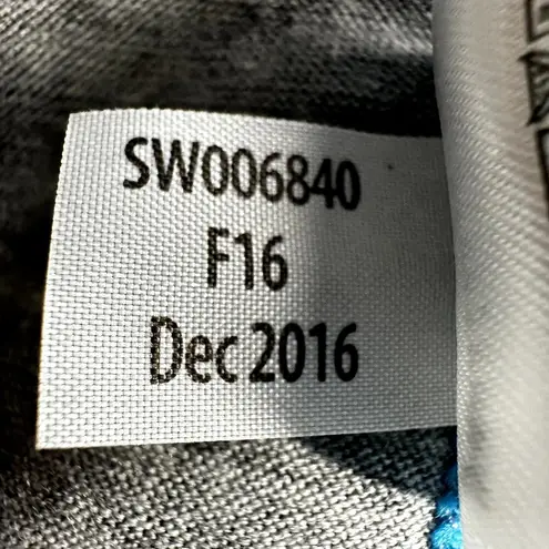 Smartwool Intraknit Base Layer Merino Wool Top Thermal Colorblock Gray Blue L