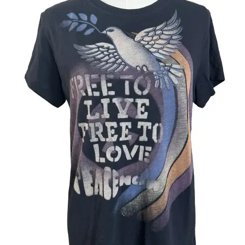Lucky Brand Vintage 90s  Dove Peace Love Graphic Tee T Shirt Size XL USA