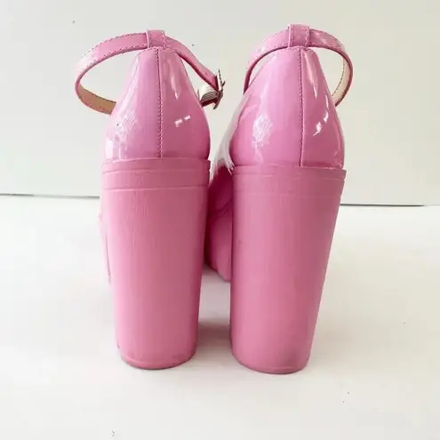 MCKOINE EU 36/US 6 Bubblegum Pink Barbie Platform‎ Chunky Heels Brat