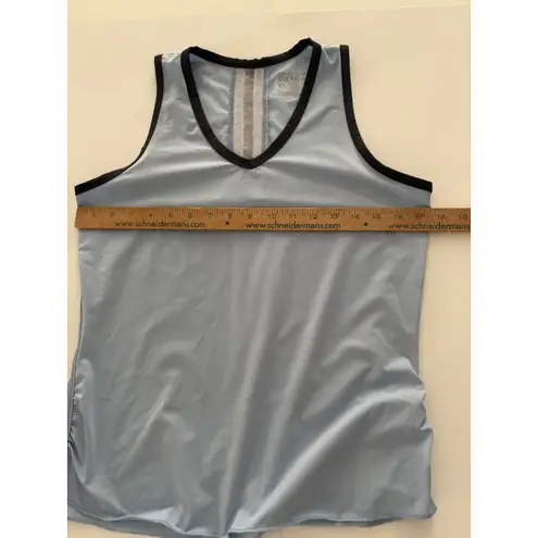 Lucky In Love Shirt Womens L Blue Athletic Racerback Tennis Golf Pickleball Size L