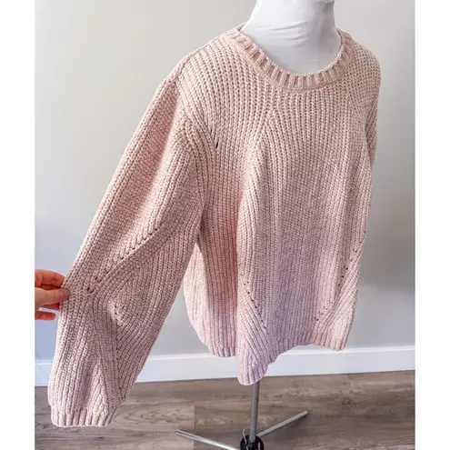 Tahari Pastel Pink Cable Knit Sweater - NWT!