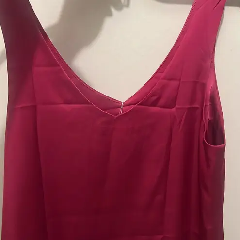 Hobbs London Magenta Fuchsia Pink Silk Tank Top Blouse New