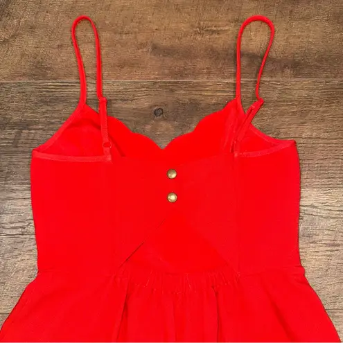 Market & Spruce Pixley Crissie Scalloped Detail Open Back Dress