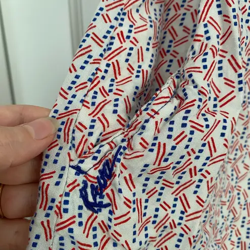 KAVU White Midi Dress Medium Granola Gorpcore Twee Outdoors Cozy Vacation Beach