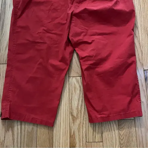 Chico's Chico Red Capri Pants Size1.5