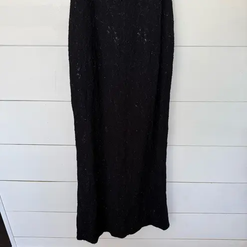 Vintage Marie St Claire Women’s 4 Black Beaded Dress