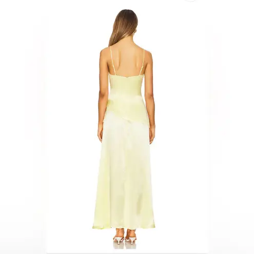 Bardot Gold Asymmetrical Sundress Spaghetti Strap