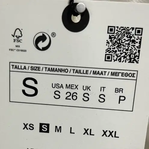 ZARA  Cotton Wool Blend Cream Oyster Ecru Trench Long Coat - Image 10