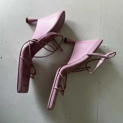 Gia Borghini - Strappy Wedge Sandal Square Toe Formal Prom Wedding Dressy Heel