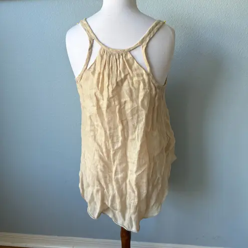 Calypso St. Barth Flowy Linen Tank Size Small