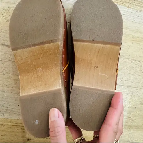 Isabel Marant Thalie Classic Clogs Shoes Natural Studded size 35