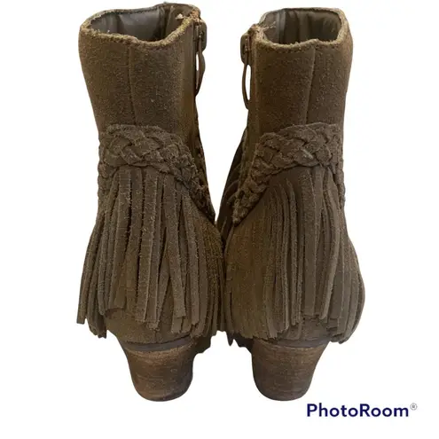 sbicca - Sound Suede Leather Fringe Bootie