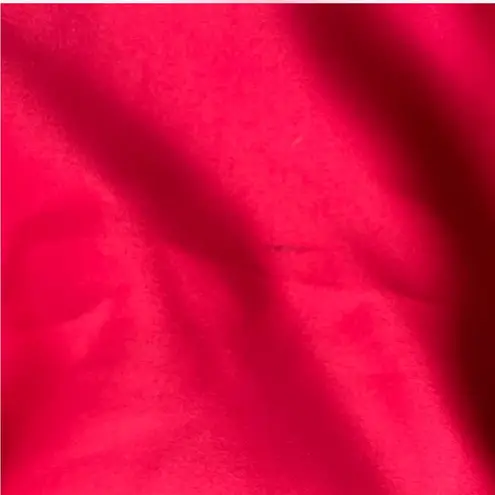 Y2K Red Satin Marabou trim Feathered Dress