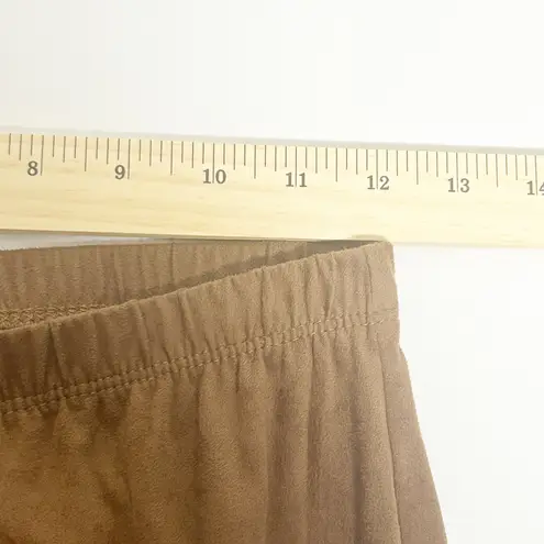 Prómesa Promesa Womens Brown Faux Suede Western Fringe Bell Bottom Flare Pants Size S