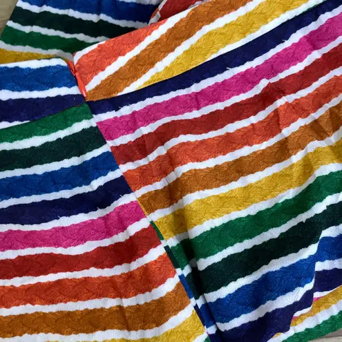 Farm Rio Anthropologie Rainbow Pants Womens Large Muilticolor Striped Jogger