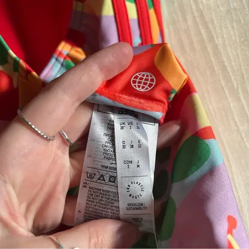 Farm Rio Adidas x Pearl Citrine One Piece Swimsuit Bathing Suit NWT Size 2