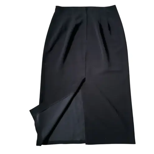 Briggs New York Vintage Briggs Elegant Black Pencil Maxi Skirt Size 14