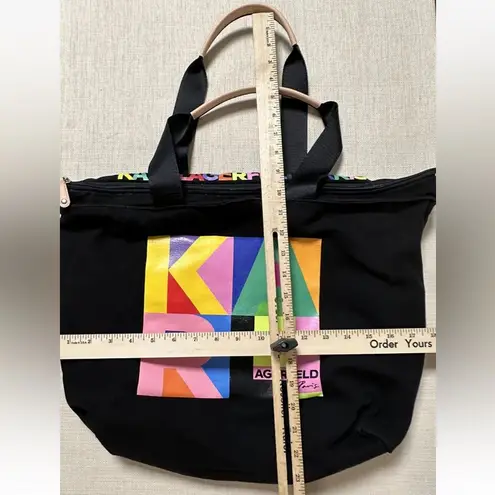 Karl Lagerfeld Tote Colorblock Pop Icon Style & FREE gift