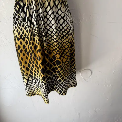 Pretty Young Thing Dress Y2k Small Sleeveless V Neck Babydoll Going Out Retro Yellow