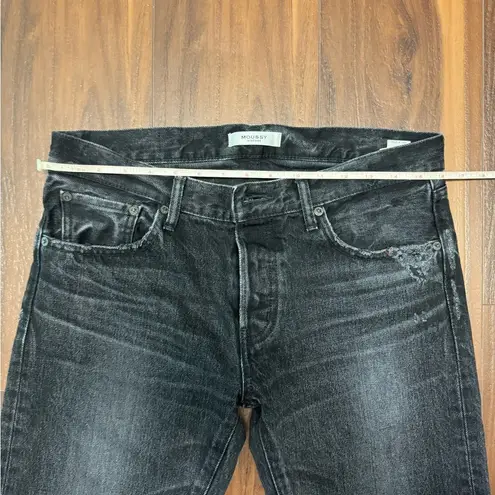 Moussy Vintage Jeans Distressed Black Wash Size 29