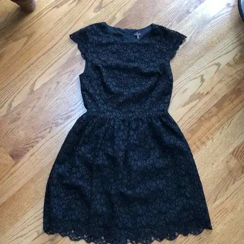 Talula Aritzia black lace dress
