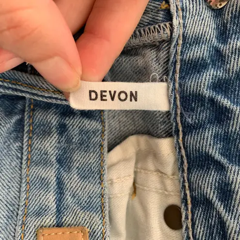 GRLFRND Grlfriend Jeans Denim High Rise Straight Devon Lead Me Back 100% Cotton 27