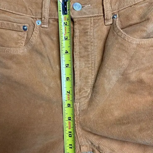 NWT Daily Blue Women's Boost Classic Jean Corduroy Size 27 Brown Straight Leg