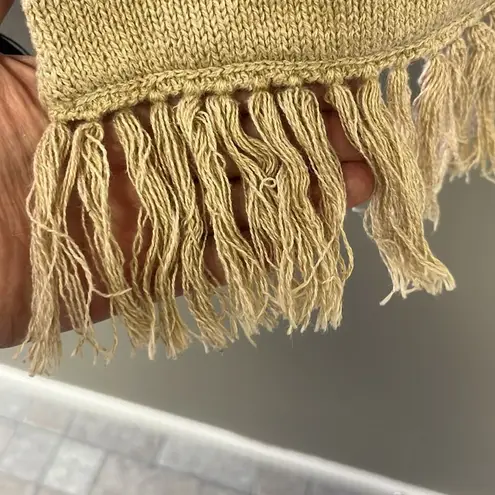 Christopher & Banks Cat Winter Scarf w/ Fringe Y2K 76” by 7.75” Cotton Blend