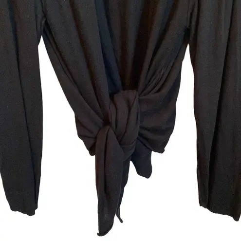 Karen Kane π€ Cotton-Blend Knit Long-Sleeve Open or Tie-At-The-Waist Cardigan 3X