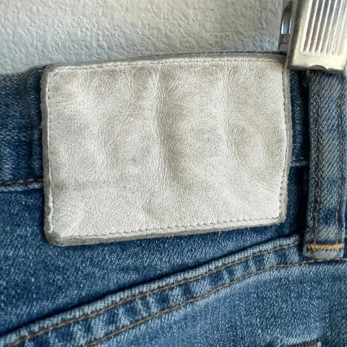 Ron Herman Denim Vintage 101 Distressed Boyfriend Jeans Medium Wash Blue Size 27